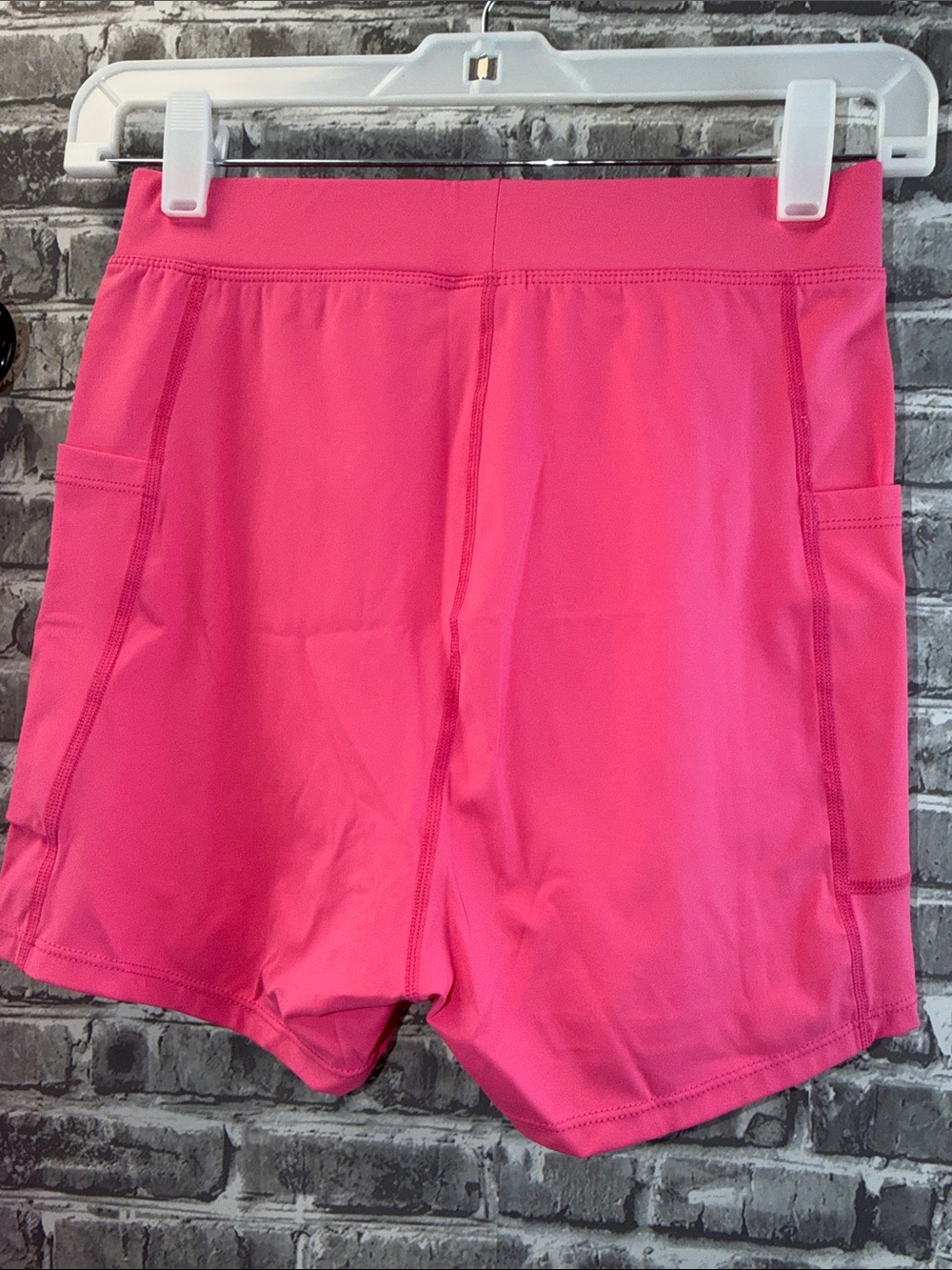 Bright Hot Pink Sleeveless Sport Dress with Matching Shorts - Picture 5 of 9